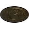 Ekena Millwork Darnay Ceiling Medallion (Fits Canopies up to 7 1/4"), Hand-Painted Green Gold, 29 1/4"OD x 2"P CM29DAGGS - alternate 2